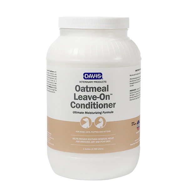 Кондиціонер для собак і котів Davis Veterinary Oatmeal Leave-On Conditioner, зволожувальний, дерматокосметичний, концентрат