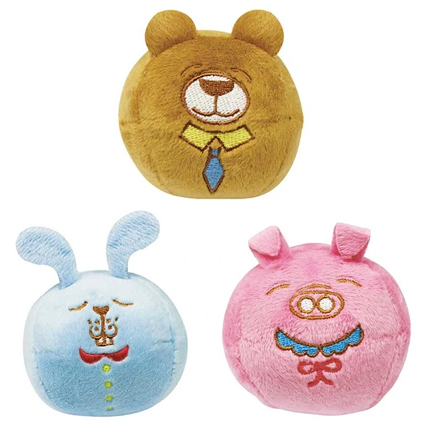 Іграшка для собак DoggyMan Ball Animals, М'яч Заєць, Порося, Ведмідь